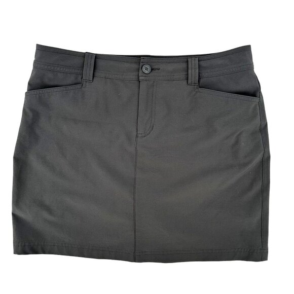Eddie Bauer Womens Gray Active Outdoor Skort Size 8 - Picture 1 of 10